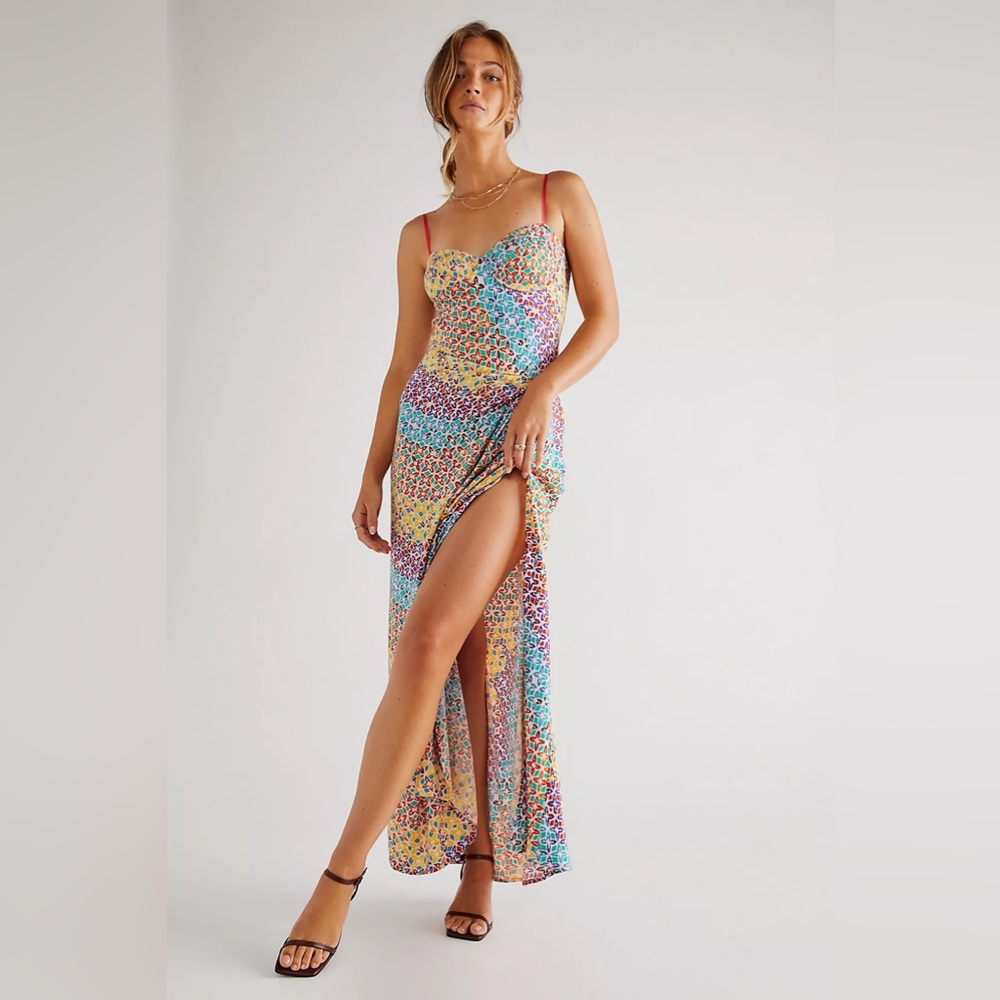 Free‎ People Kaleidoscope Dreams Midi Dress- last piece - Picture 6 of 7